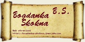 Bogdanka Skokna vizit kartica